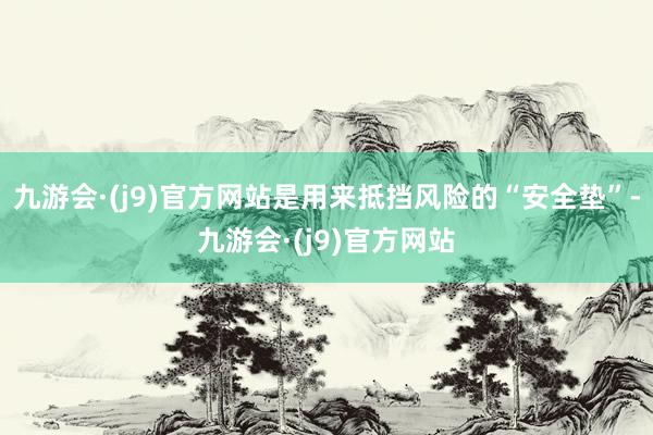 九游会·(j9)官方网站是用来抵挡风险的“安全垫”-九游会·(j9)官方网站