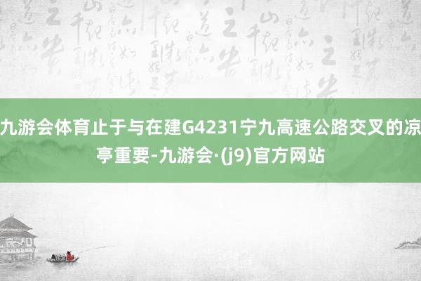 九游会体育止于与在建G4231宁九高速公路交叉的凉亭重要-九游会·(j9)官方网站