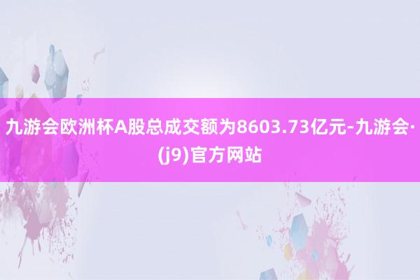 九游会欧洲杯A股总成交额为8603.73亿元-九游会·(j9)官方网站