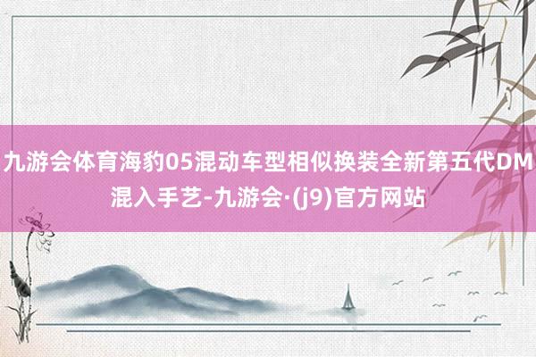 九游会体育海豹05混动车型相似换装全新第五代DM混入手艺-九游会·(j9)官方网站