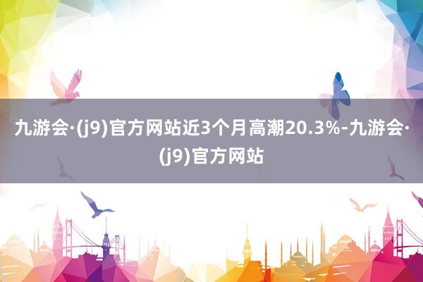 九游会·(j9)官方网站近3个月高潮20.3%-九游会·(j9)官方网站